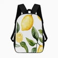 thumbnail image 2 of Lemon And Leaf Pattern Large Capacity Backpacks For Teenagers Travel Bags Casual 17In Backpack, 2 of 7
