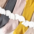 thumbnail image 3 of Medias de punto de cable para niñas pequeñas, pantimedias sin costuras lindas para niños pequeños, 3 of 5