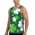 thumbnail image 2 of KLL Happy saint Patricks day Print Men's Muscle Gym Workout Stringer Tank Tops Bodybuilding Fitness T-Shirts Tank Tops Men-3X-Large, 2 of 7