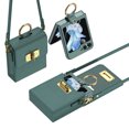 thumbnail image 4 of Leather Crossbody Bag Case for Samsung Galaxy Z Flip, iPhone 14, 4 of 8