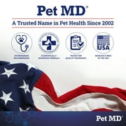 Pet MD 5in1 Dog Multivitamin - 30 Essential Vitamins, Minerals & Nutrients for Skin & Coat, Hip & Joint, Digestion, Immune & Senior Dog Vitamins - Glucosamine, Omega 3 6 9, Probiotics - 120 ct