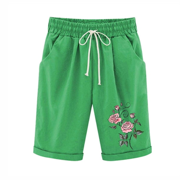 Cordón de Impresión de la Cintura Elástica Casual, Pantalones de Pijama para el Hogar, la Playa, la Ropa de Dormir Y el Uso Diario