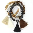 thumbnail image 5 of Handmade Natural Stone Beaded with Tassel Women Bracelets Jewelry Accessories, 5 of 8