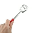 thumbnail image 5 of Unique Bargains 2 Pcs Extendable Bear Claw Stainless Steel Back Scratcher for Men and Women red, 5 of 6