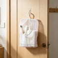 thumbnail image 4 of Hanging Storage Bag for Bathroom or Balcony, Plastic Multi-Functional Rotating Organizer, 22x30 cm, Ventilated Design, Wall-Mounted Space Saver, Light Blue/Pink/White/Green, 4 of 6