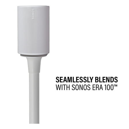 Sanus - Wireless Speaker Stands for Sonos Era 100  (Pair) - White