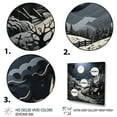 thumbnail image 3 of Designart "horizon Barn By Moonlight III" Countryside Canvas Wall Art, 3 of 5