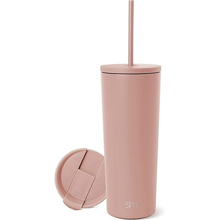 Simple Modern 40 oz Tumbler with Handle and Straw Lid Color “Mauve