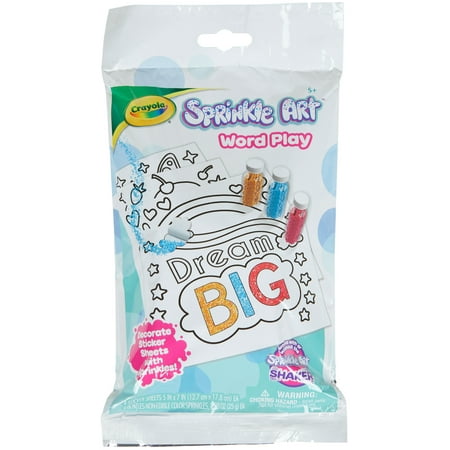 UPC: 0071662073114 | Crayola Sprinkle Art Activity Kit-Word Play