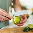 thumbnail image 2 of BergHOFF Leo 4.25" Stainless Steel Vegetable Knife with Zester, Gray, 2 of 6