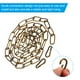 thumbnail image 5 of Cadena colgante de metal de 6 pies con acabado en bronce dorado de Uxcell, cadena de bucle para colgar lámpara de planta o accesorio de luz colgante, 5 of 7