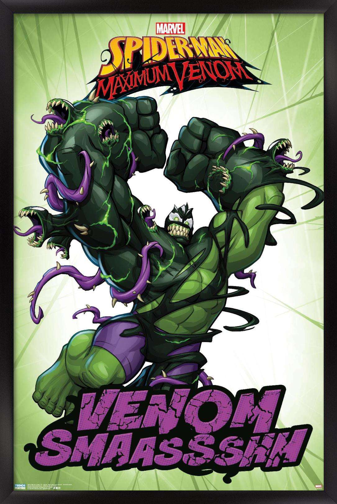 Marvel Comics Tv Spider Man Maximum Venom Venom Smash Wall Poster