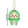 thumbnail image 2 of Gaiwos Pajama Dinosaur Series Chiikawa Plush Keychain 4.7 inches, Adorable Usagi Plush Keychain for Backpack, Keychain Accessories Charm Pendant Gift for Fans and Kids, 2 of 6