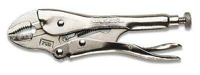 175mm 7"  Locking Pliers Mole Grips Grip Clamps Curved Jaw 