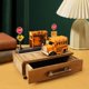 thumbnail image 5 of Organizador de escritorio de madera, cajón, cocina, oficina, hogar, contenedor, tocador, caja de almacenamiento Autobús escolar, 5 of 8
