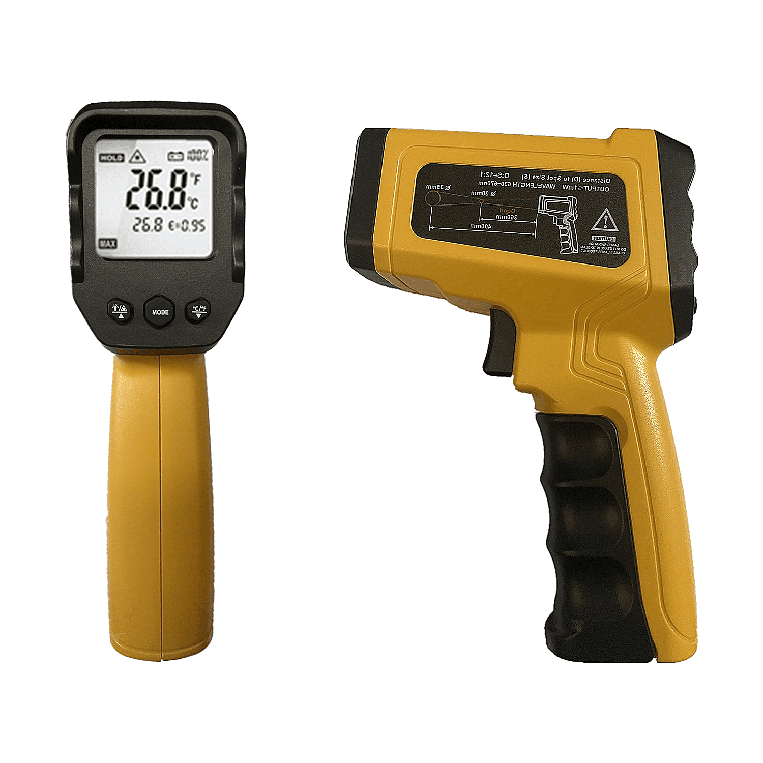 SIXWIN Digital Industrial Infrared Thermometer Laser IR Temperature Gun