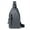 Grey, variant on Waterproof Sling Bag for Men Crossbody Bag Shoulder travel Backpack Sling with USB Charging Port Anti Theft Cross Body Bag Chest Daypack for Hiking Sports Running Women