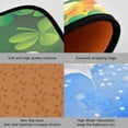 thumbnail image 2 of Dreamtimes Lucky Leaf Clover and Gold Coins Kitchen Rugs Door Mat 2PCS,Carpet Front Entrance Non-Slip Relieve Fatigue Washable Floor Mat for St. Patrick's Day Kitchen Bedroom Porch, 2 of 7