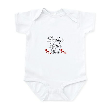 

CafePress - Daddys Little Girl Red Hearts Body Suit - Baby Light Bodysuit