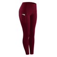 thumbnail image 2 of Yoga Pants with Pockets, Solid High Waisted Tummy Control Leggings Stretch Casual Yoga Jogging Leggings Workout Pants, 2 of 5