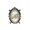 Green-6 inch, variant on Classical Oval Picture Frame With Pearls And Crystal Decoration Ornate Antique Metal Photo Frame For Tabletop Display