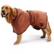 thumbnail image 4 of Albornoz de Microfibra para perros BRI Marrón L, 4 of 5