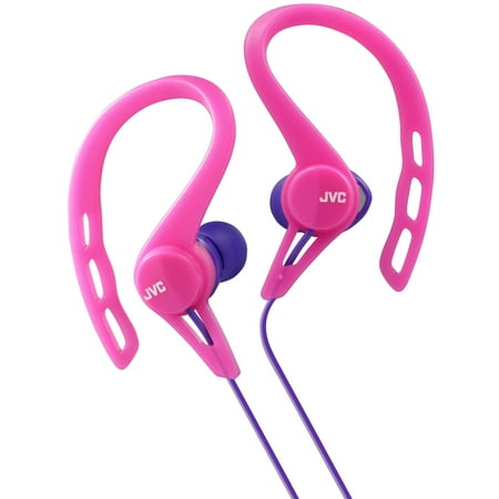 UPC: 0046838071874 | JVC HAECX20P Clip Style Inner Ear Sports Earbuds Headphones  Pink