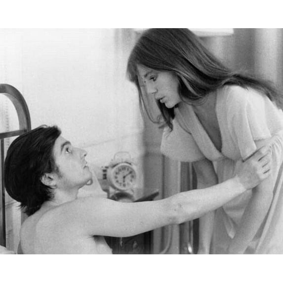 Day For Night 1973 Jacqueline Bisset looks at Jean-Pierre Leaud 24x30 poster