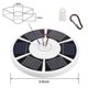 thumbnail image 5 of Solar Flag Pole Light Flag Pole Lighting For 15 To 25 Ft Flag Pole Topper 42 Led, 5 of 5