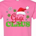 thumbnail image 4 of Inktastic Gigi Claus with Christmas Santa Hat and Snowflakes T-Shirt, 4 of 5