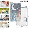 thumbnail image 2 of Coolnut Boho Sun and Moon Hand Towels Set of 2 Ultra Soft Face Towels Highly Absorbent Cotton Hand Towel for Bathroom,Hotel,Spa, 16 x 28 Inch, 2 of 6