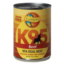 Earthborn Holistic K95 Beef Grain Free 95 Percent Meat Protein Canned Dog Food, 13 oz