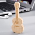 thumbnail image 3 of cueiha Maple Wood Guitar Shaped Usb Flash Drive 3.0/32gb Maple Woodcreative Usb Personalized Musical Instrument, Wood Color, One Piece QyroadwolfMaple Wood Guitar Shaped Usb Flash Drive, 3 of 3