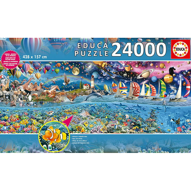 Jigsaw puzzle:Life: The Greatest Puzzle 24000 pc Panoramic Jigsaw Puzzle by  Educa - Educa — Google Arts & Culture