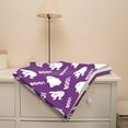thumbnail image 5 of Purple Ghosts Blanket for Girls Women Kids Fleece Lightweight Throws Blanket Spooky for Boys Soft Flannel Blankets Decorations-50 x60, 5 of 6
