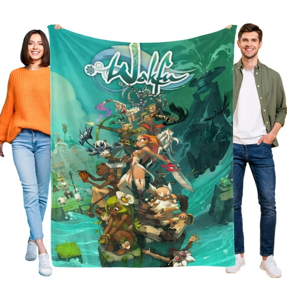 Wakfu Throw Blanket Gifts for Fans Lover Girls Boys Women Present Hoodie Him Bed 60"x80"