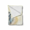 thumbnail image 2 of Animal Soft Flannel Fleece Throw Blanket, Watercolor Style Illustration Wild Creature Safari Exotic Wildlife Theme, Cozy Plush for Indoor and Outdoor Use, 50" x 70", Cream Grey, by Ambesonne, 2 of 6