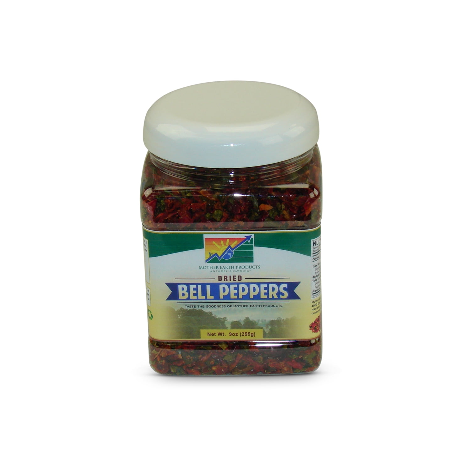 Mother Earth Products Dehydrated Mixed Bell Peppers, Jar