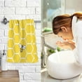thumbnail image 7 of Dreamtimes 16x28 Inch Face Hand Towel Set Bees Honey Cotton Washcloths, Quick-Dry Highly Absorbent Bath Towels 2 Pcs for Bathroom Ktichen Travel SPA Gym, 7 of 7