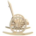 thumbnail image 3 of vidaXL Rocking Adirondack Chair Solid Wood Fir, 3 of 5