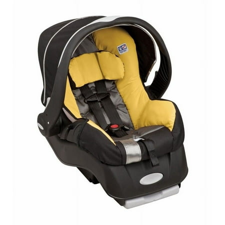 Evenflo Embrace 35 DLX Infant Car Baby Seat with Base Up to 35 lbs Tangerine