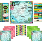 Scrapbook Customs Themed Paper and Stickers Scrapbook Kit, Bahamas Paradise, 12 inch by 12 inch