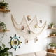 thumbnail image 1 of Blue Beige Polyester Mediterranean Nautical Wall Hanging Net for Photo Display Party Decor 78x59 Inch, 1 of 7