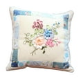 thumbnail image 1 of Fundas de almohada bordadas Zulema Patrón floral artesanal, 1 of 8