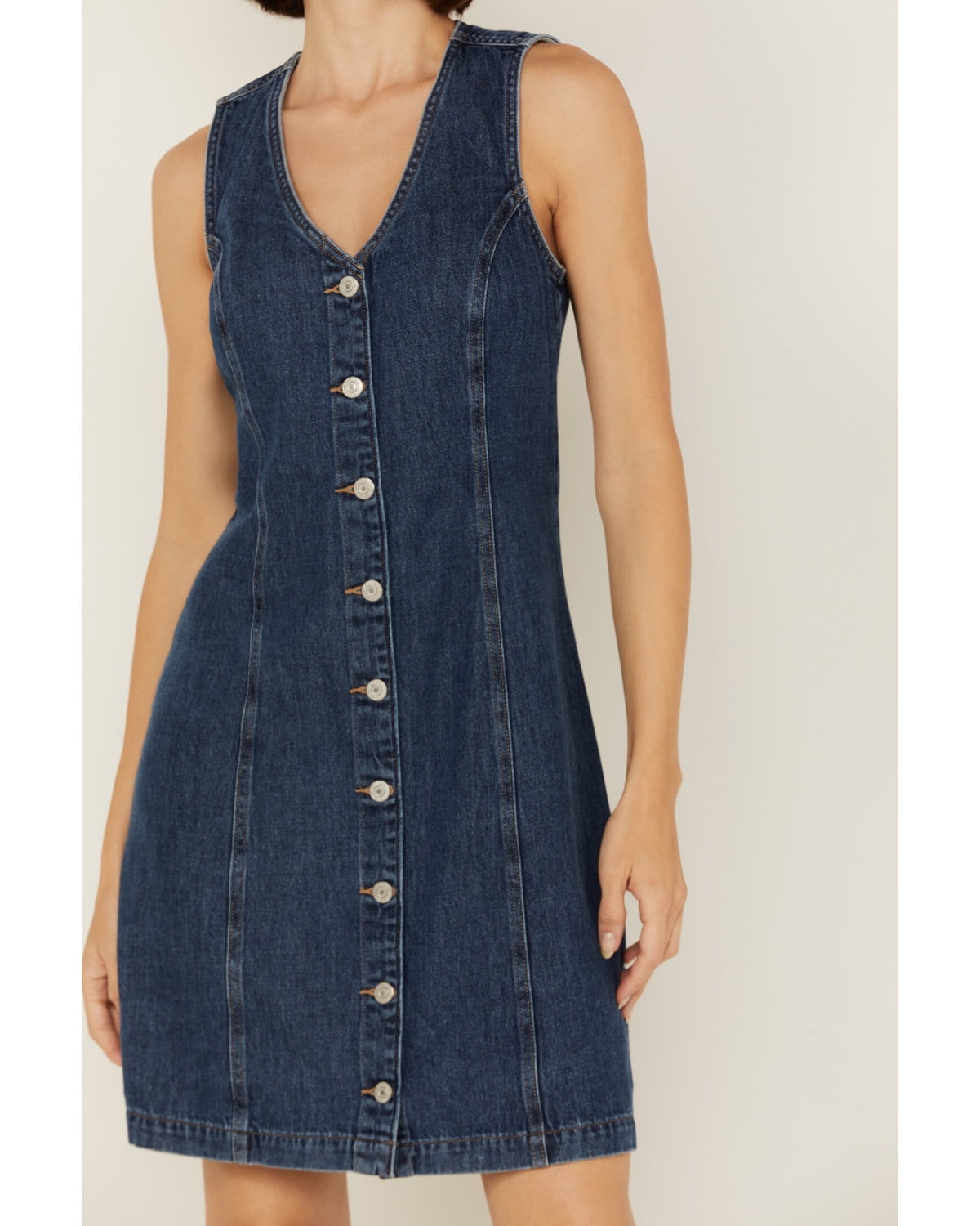 levi's thora denim dress Levi's Women's Thora Denim Mini Dress, (New) Live Fast, X-Large at Amazon Women's Clothing store