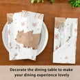 thumbnail image 6 of 1 Pack 20'' x20" Satin Table Napkins Dinner Napkins for wedding Party Decoration events Cute Capybara Pattern, 6 of 6