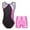 Leopard, variant on MSemis Kids Girls Gymnastics Yoga Dance Sports Set Prints Leotard and Metallic Shorts Dancewear Outfit Rose 10