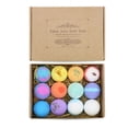 thumbnail image 2 of Set de regalo de 12 bombas de baño, manteca de karité y coco para hidratar la piel seca, perfecto para baños de burbujas y spa. Idea de regalos hechos a mano para el día de la madre de cumpleaños para ella / él, esposa, novia Vhermosa HMHZ267, 2 of 5