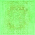 thumbnail image 1 of Ahgly Company Indoor Square Oriental Green Industrial Area Rugs, 4' Square, 1 of 4