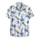 thumbnail image 1 of Camisa de manga corta de un solo pecho con botones informales para la playa para hombre Pompotops oipoqjl44090, 1 of 9
